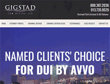 Tablet Screenshot of gigstadlaw.com
